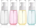 JOSALINAS 2oz Clear Fine Mist Spray Bottles - Travel-sized Essences Rose Water Mister