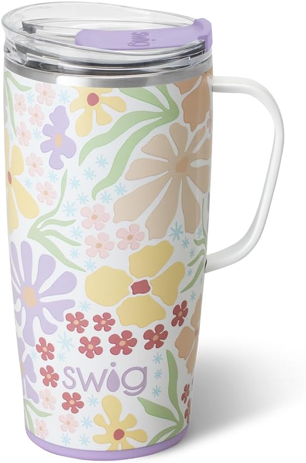 Swig Life 22oz Travel Mug: Insulated Tumbler with Handle
