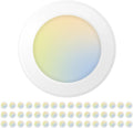 Amico 48 Pack 5/6 in LED Disk Lights - Dimmable Selectable Color