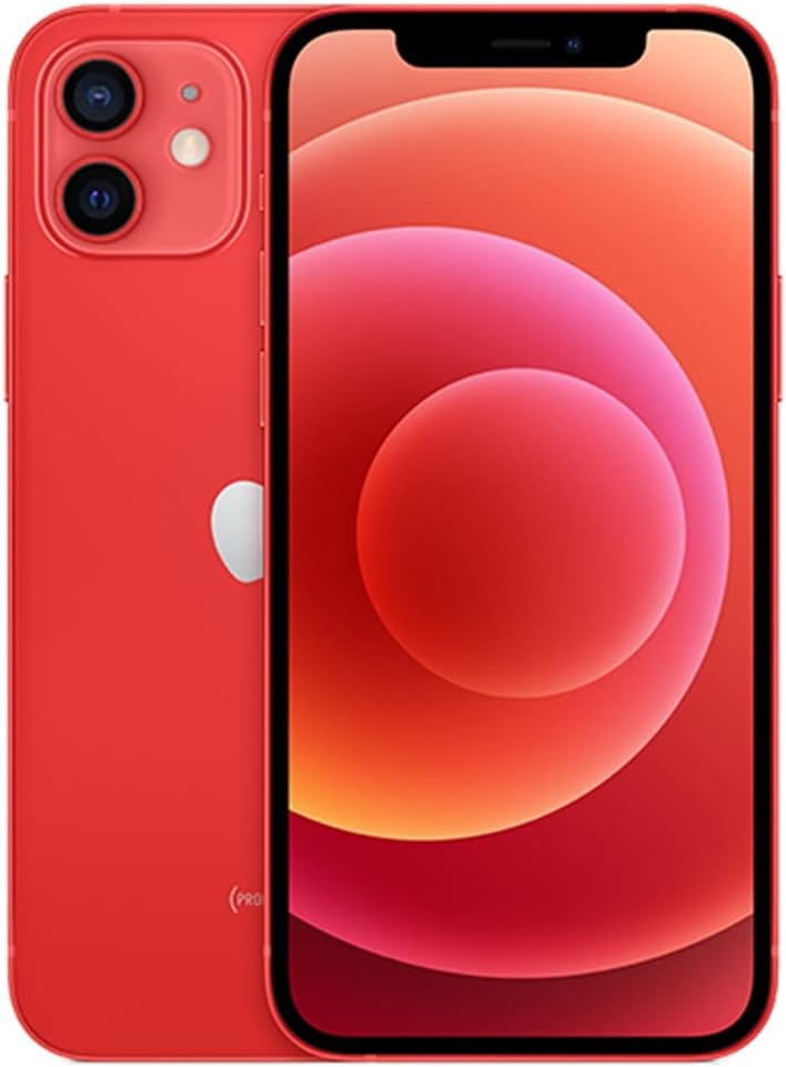 Apple iPhone 12, 64GB, (Product)Red - Renewed AT&T Device