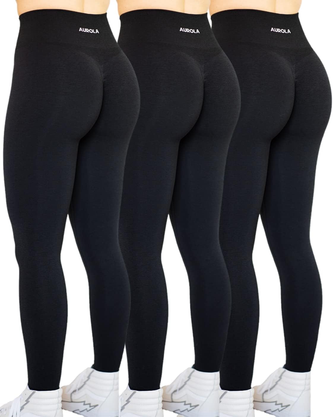 AUROLA Workout Leggings for Women with Tummy Control Design