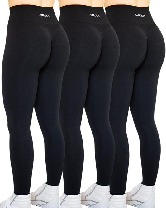 AUROLA Workout Leggings for Women with Tummy Control Design