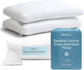 Essence Cooling Down Alternative Pillows Set of 2, Queen - Adjustable