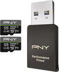 Ultra-Fast PNY 128GB microSDXC 2-Pack - Up to 180MB/s Read Speed