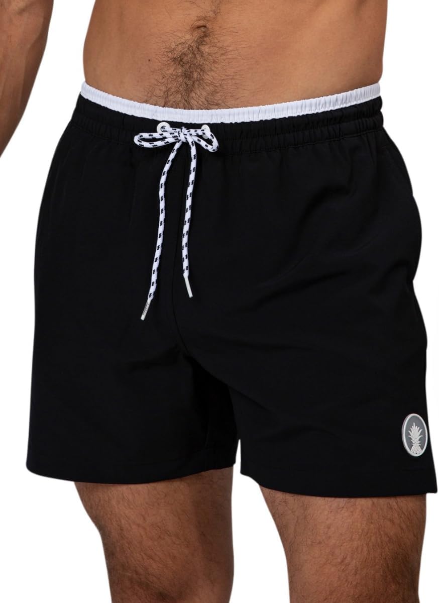 Chubbies Mens Swim Trunks with 4-Way Stretch for Summer Fun