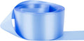 Double Faced Satin Ribbon 4in Porcelain Blue - Premium Gloss Finish