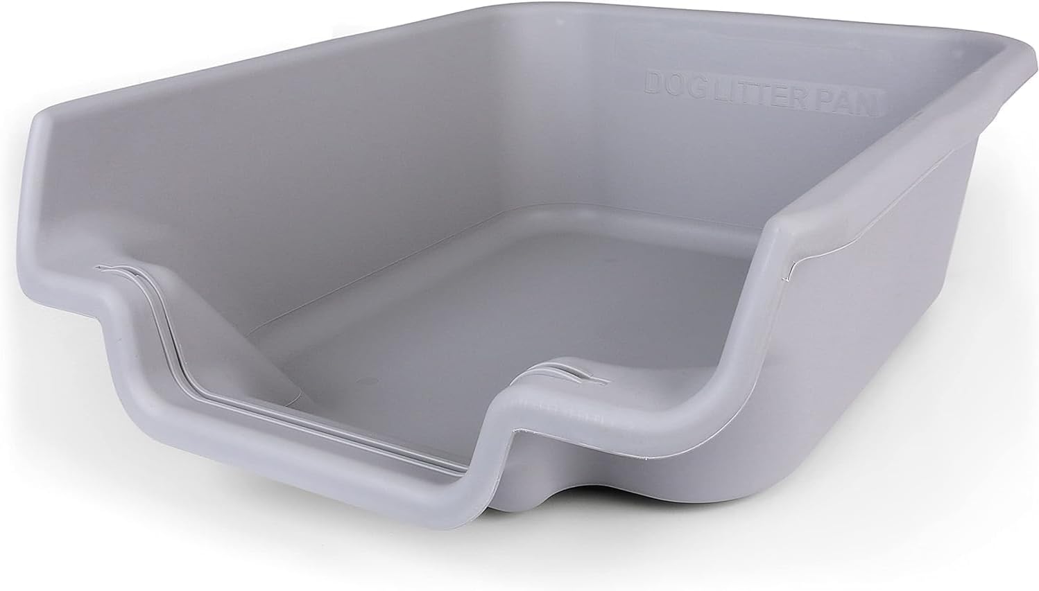 Extra Large Dog Litter Box for Indoor Use, Misty Gray Color