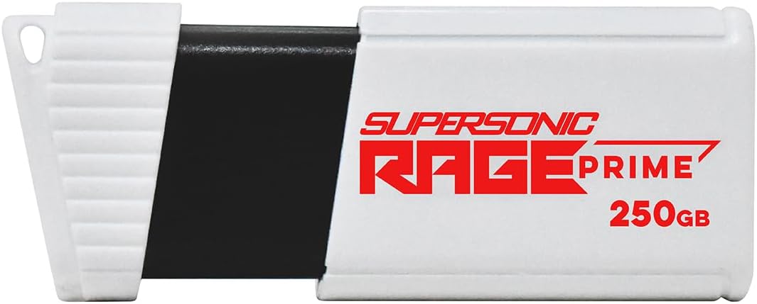 Patriot Supersonic Rage Prime 250GB USB 3.2 Gen 2 Flash Drive