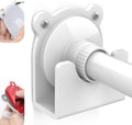 Securely Hang Shower Curtains with Acrylic Wall Mounts by Wassers
