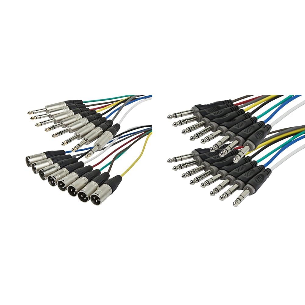 8-Channel TRS to XLR Snake Cables for Seamless Connections