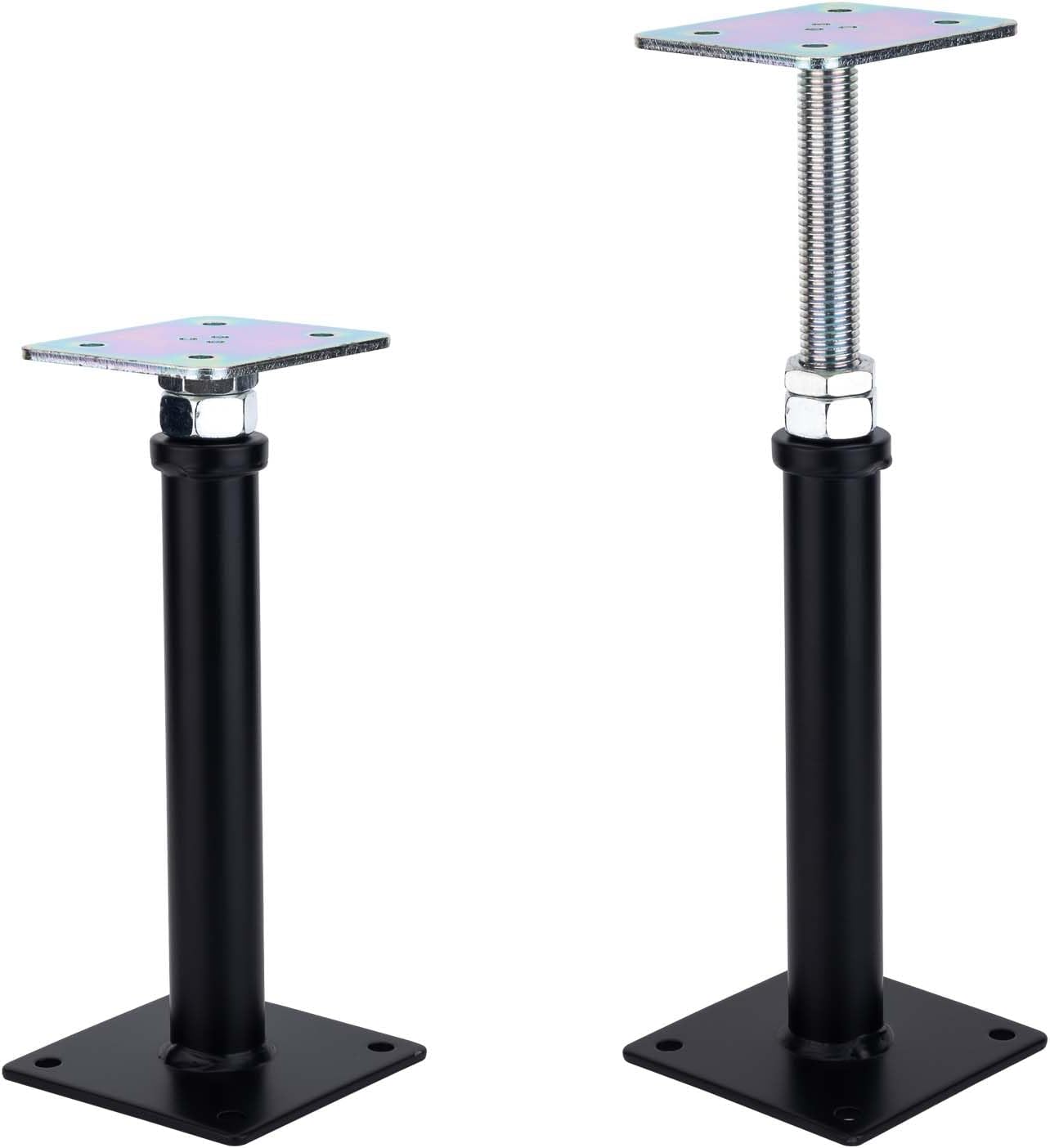 2-Pack Adjustable Floor Jack Lift Supports for Home Use