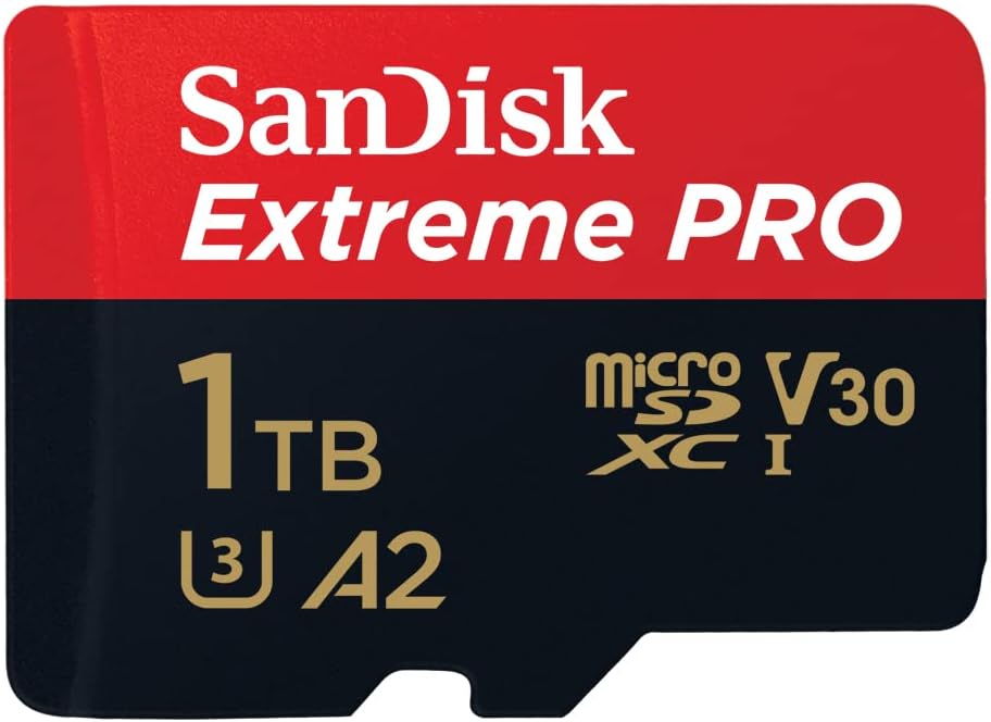 1TB SanDisk Extreme PRO MicroSD - 200MB/s Speed!