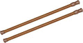 Adjustable Wood Color Tension Rods 15.7-28 in