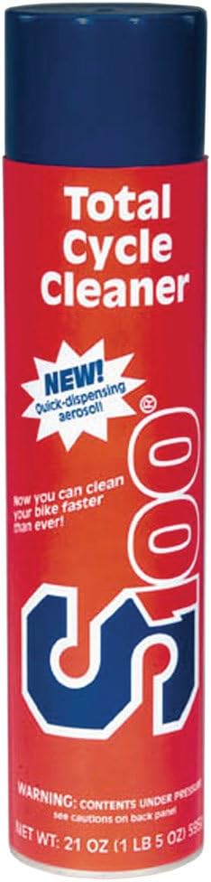 S100 Total Cycle Cleaner Aerosol - 21 oz. for Motorcycles