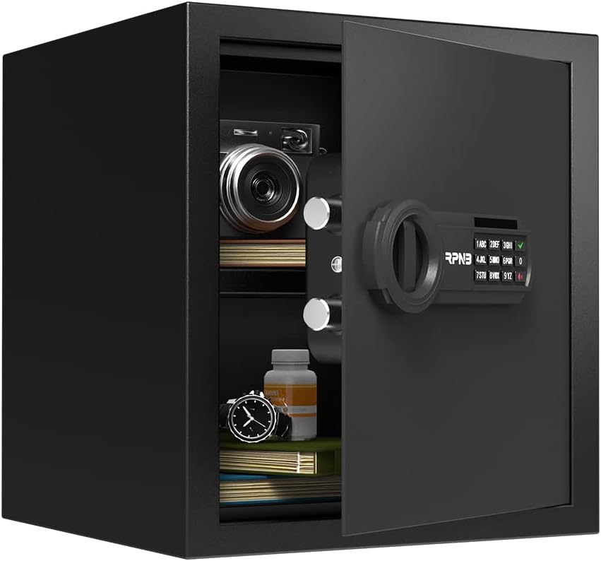 RPNB Deluxe Digital Keypad Safe Box for Home and Office Use