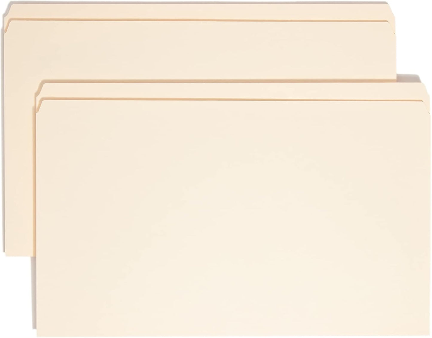Smead Legal Size File Folders with Reinforced Tabs for Organization