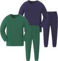 Bamboo Viscose Toddler Pajamas for Boys Girls - Snug Long Sleeve