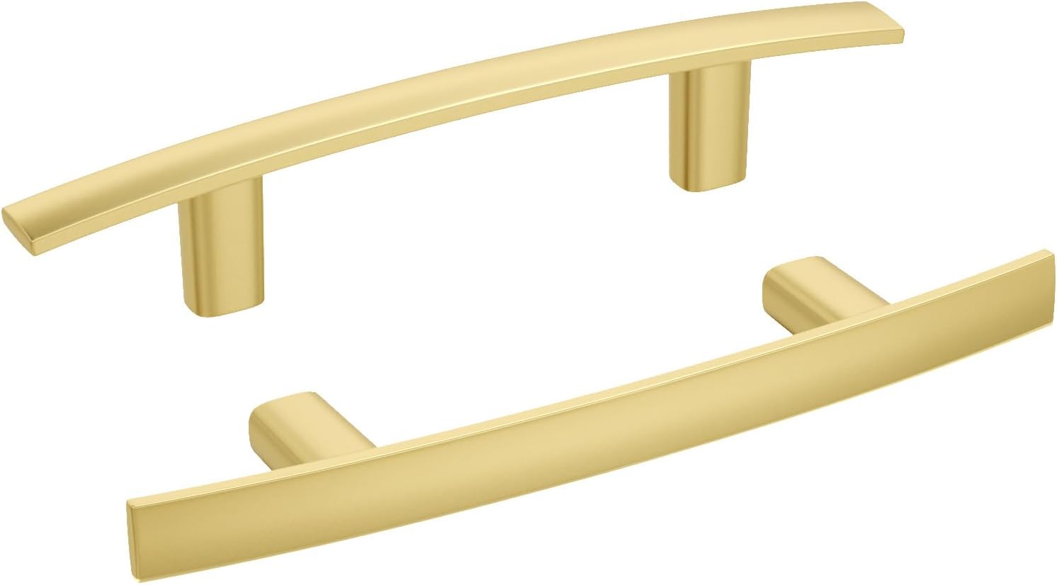 Brushed Gold Cabinet Handles for Kitchen Cupboard and Drawers