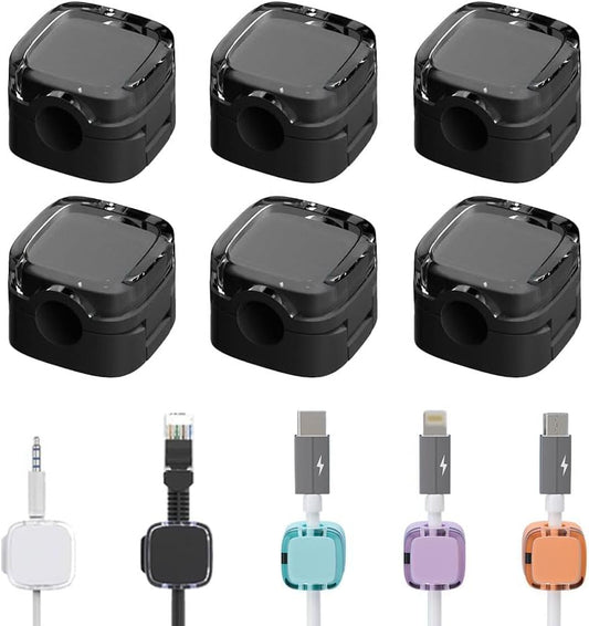 6 Pack Magnetic Cable Organizer Set