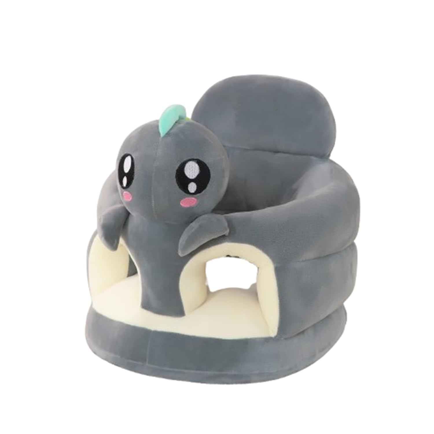 Baby Sit Up Chair Plush Sofa for Toddlers with Cartoon Animals