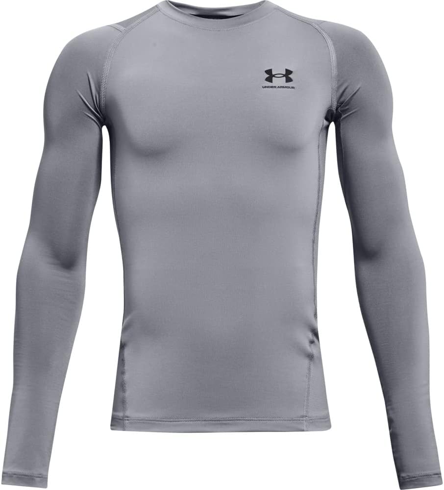 Under Armour Boys' HeatGear Long-Sleeve T-Shirt for Comfort
