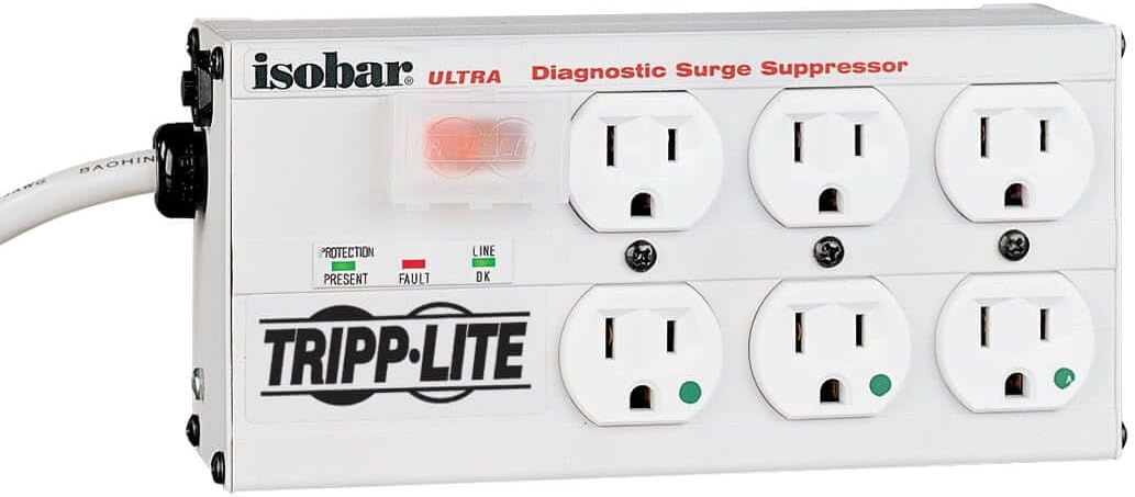 Tripp Lite Hospital-Grade Isobar 6-Outlet Surge Protector