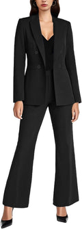 Agenlulu Women's 2 Piece Business Casual Pant Suit - Polished Comfort