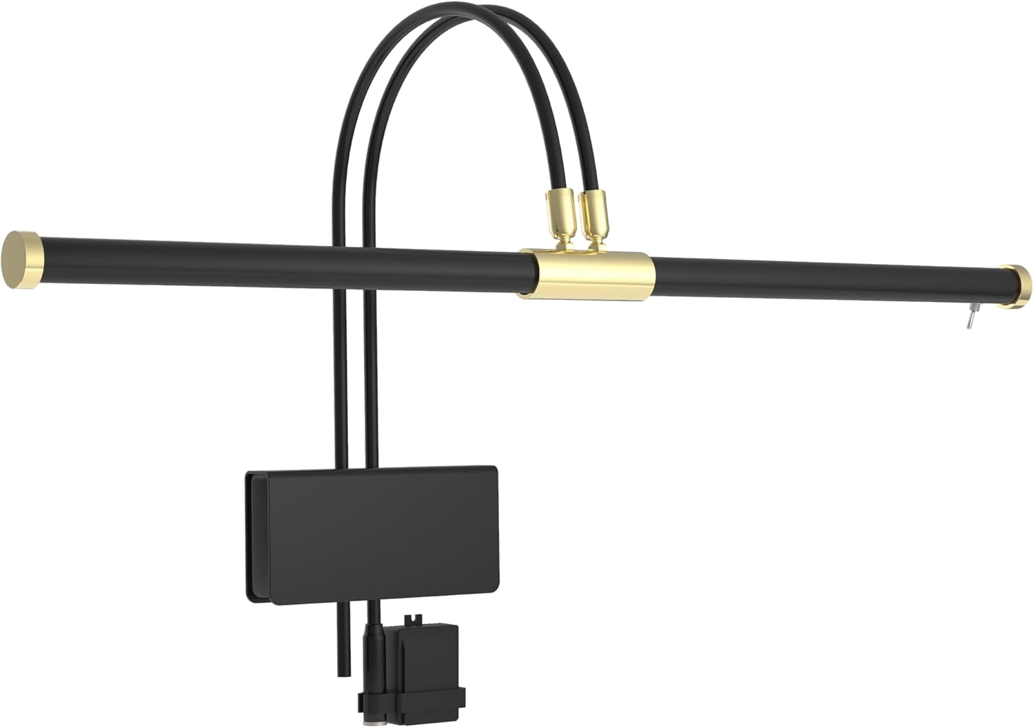 Cocoweb 22in LED Grand Piano Light with Dimmer Clip and Brass Accents