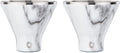 Stemless Martini Glass Set - Vacuum Insulated Stainless Steel 8 oz