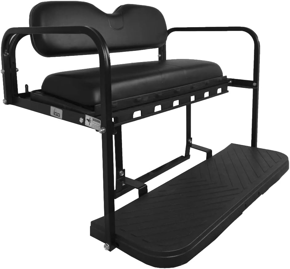 Enhance Your Golf Cart with GTW Rear Seat Kit | Steel Frame | Compatible with 2000.5-Up Models