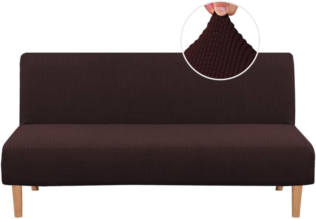 H.VERSAILTEX Armless Futon Cover Stretch Sofa Bed Protector