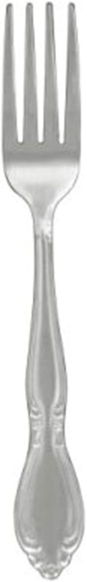 Elegant 46 Piece Flatware Set with Rose Blossom Design