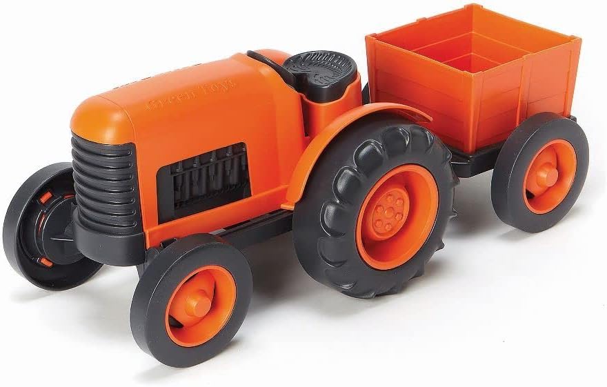 Green Toys Eco-Friendly Tractor: Orange
