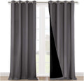 NICETOWN 100% Blackout Blinds Curtains for Patio Sliding Door
