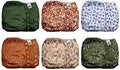 Mama Koala Cloth Diapers 6 Pack - Slim Fit, Suede Lining