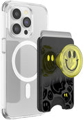 PopSockets Phone Wallet MagSafe in Glow Yellow Pink - Card Holder
