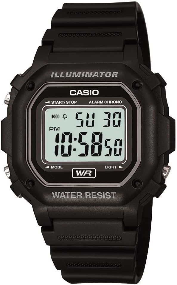 Casio F108WH Men's Watch | Illuminator | Water Resistant | LED Light