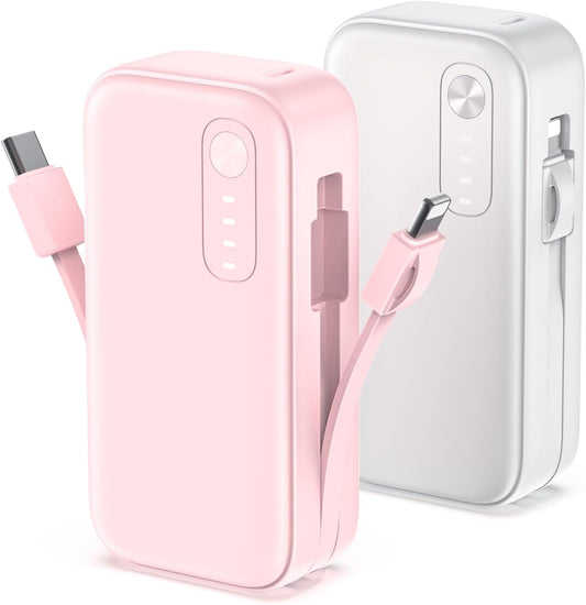 Smallest Portable Chargers with Built-in Cables for Travel