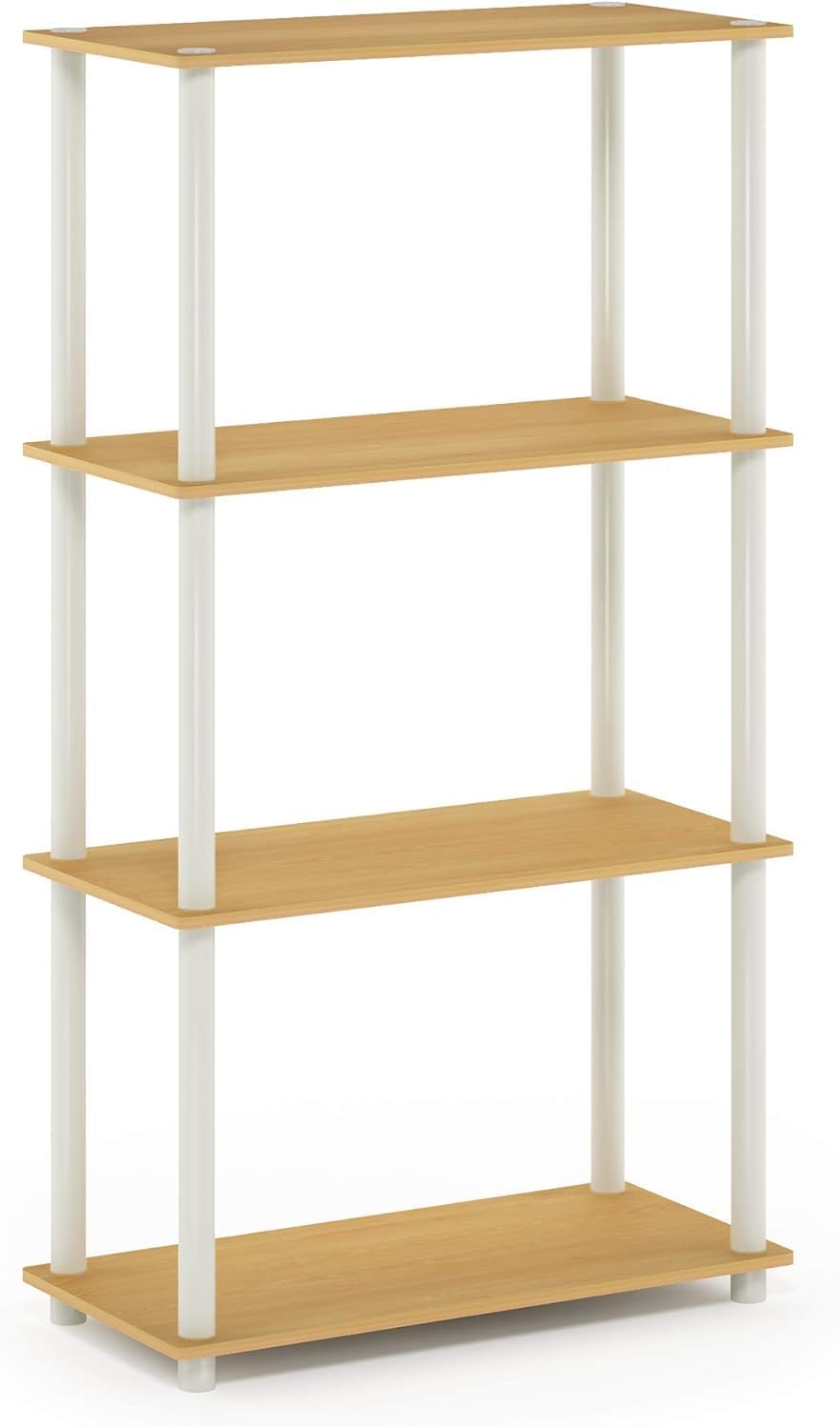 Furinno Turn-N-Tube 4-Tier Shelf Rack for Home Use
