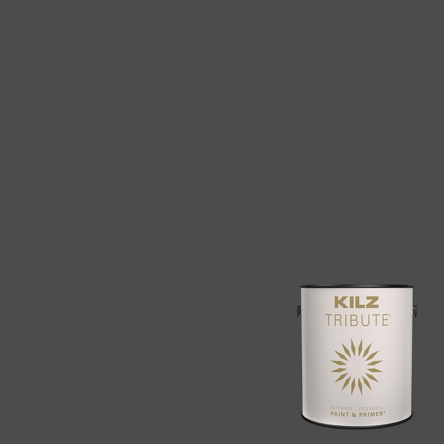 KILZ TRIBUTE Paint & Primer, Interior Eggshell in Mystic Black