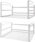 Under Shelf Storage Basket Organizer 2Pack White - Heavy Duty Space