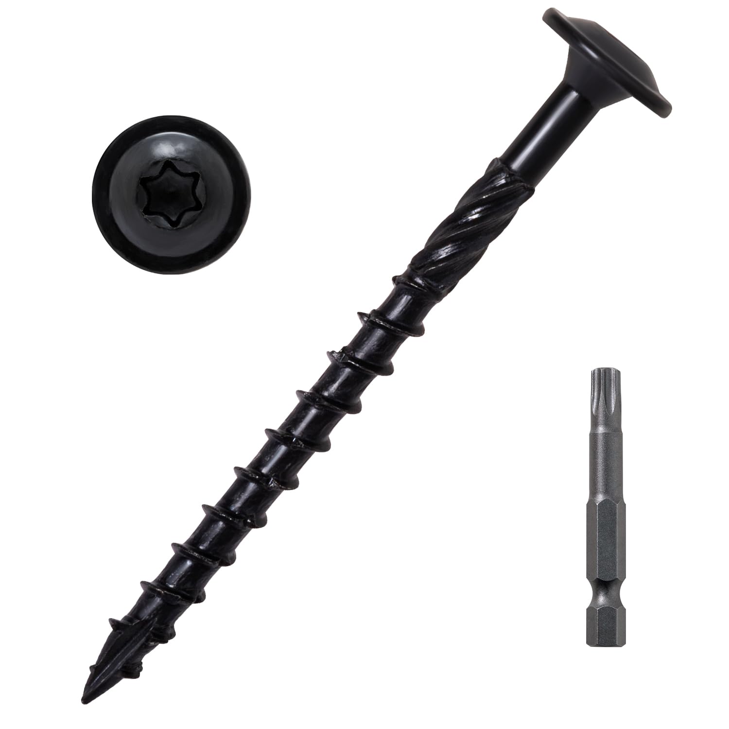 LIONMAX 3 Inch Lag Screws for Heavy Duty Wood Construction
