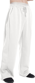 Men's Baggy Sweatpants Wide Leg Lounge Pants for Comfort and Warmth