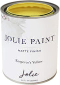 Jolie Paint Chalk Finish for Furniture and Decor, Emperors Yellow