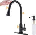 Touch Kitchen Faucet with Touch Control - Pull Down Spray Brushed
