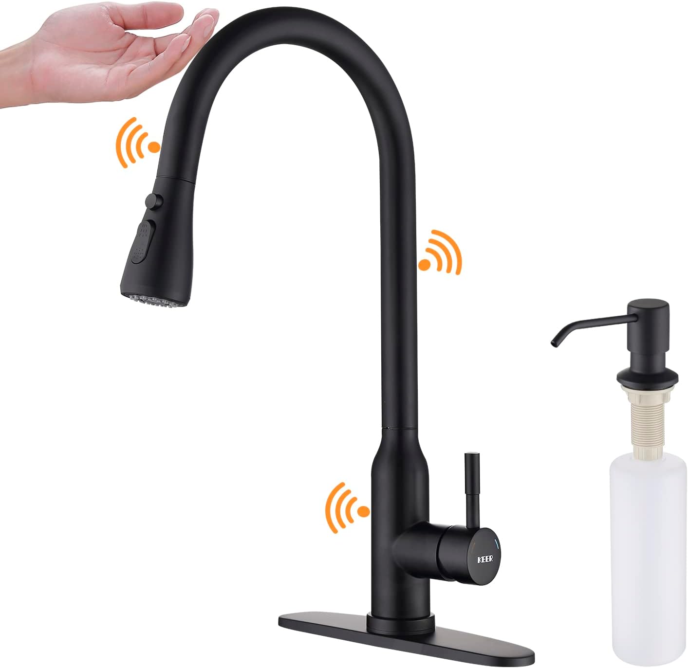 Touch Kitchen Faucet with Pull Down Sprayer for Easy Washing