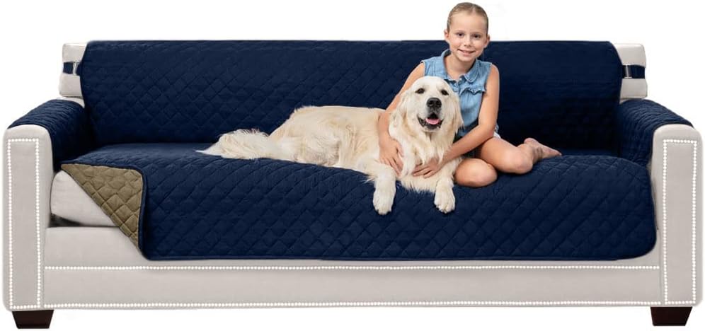 Sofa Shield Couch Slip Cover for Pets, Stain Resistant 78 in