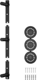 Weight Plate Storage Rack Heavy Duty Alloy Steel - Wall Mount