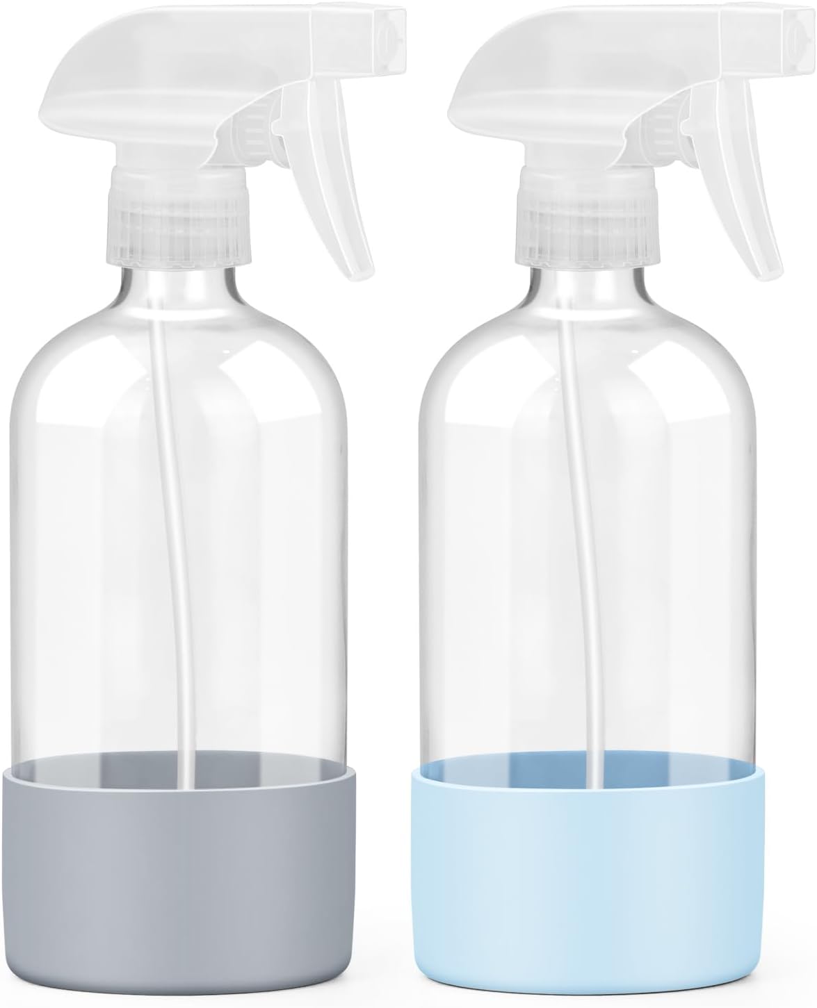 Glass Spray Bottles | Silicone Sleeve | Adjustable Nozzles