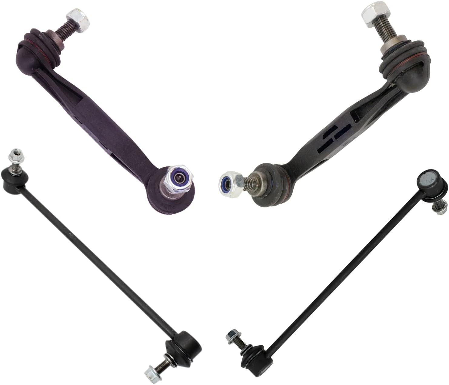 TRQ 4pc Front & Rear Suspension Sway Bar End Link Kit Set